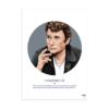 AFFICHE L'INSTINCTIF BLEU JOHNNY HALLYDAY ASAP