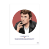 AFFICHE L'INSTINCTIF ROUGE JOHNNY HALLYDAY ASAP