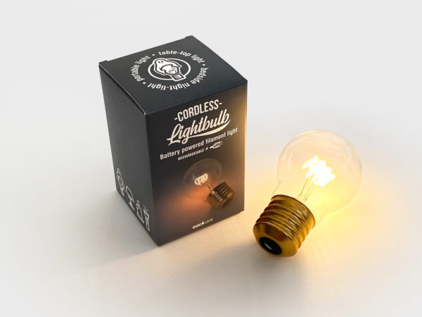 AMPOULE SANS FIL CORDLESS LIGHTBULB LAMPE LUMIERE LIGHT DECORATION VEILLEUSE SUCK UK WANDERLUST 20