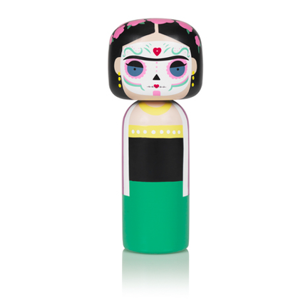 KOKESHI FRIDA KAHLO DIA DE MUERTOS POUR LUCIE KAAS