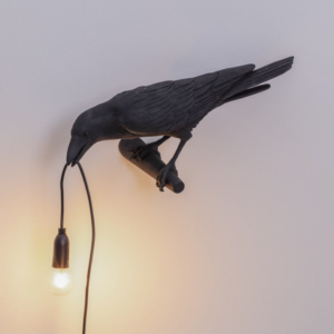 LAMPE BIRD LAMP CORBEAU MARCANTONIO POUR SELETTI