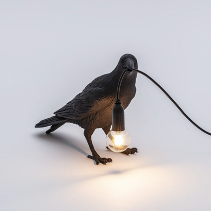 LAMPE CORBEAU SELETTI BIRD WAITING MARCANTONIO 8