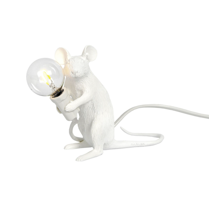 LAMPE LIGHT SOURIS MOUSE ASSISE SELETTI 11