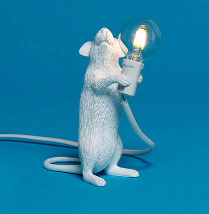 LAMPE LIGHT SOURIS MOUSE DEBOUT SELETTI 9