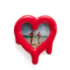 COEUR MELTED HEART ROUGE MIROIR OU CADRE PHOTO DE MARCANTONIO POUR SELETTI