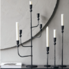 BOUGEOIR CANDELABRE IRA BLACK HOUSE DOCTOR 12 1