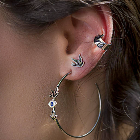 PUCES BO HIRONDELLES LA TATOUEUSE BIJOUX 19