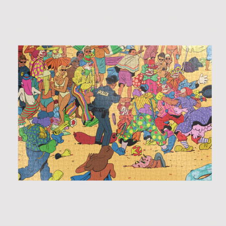 PUZZLE 1000 PIECES LE CIRQUE EST EN VILLE PAR BASTIEN VIVES - EDITION SULO