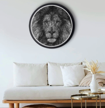 PILUSION STRING ART DIY LION