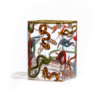 VASE EN VERRE RECTANGLE SNAKES - TOILETPAPER X SELETTI