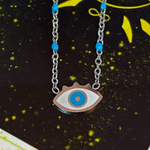 COLLIER OEIL BLEU - LA TATOUEUSE