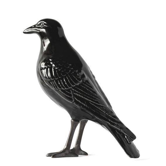 CORBEAU CROW LABORATORIO DESTORIAS FAIENCE LAITON BIRD 5 1