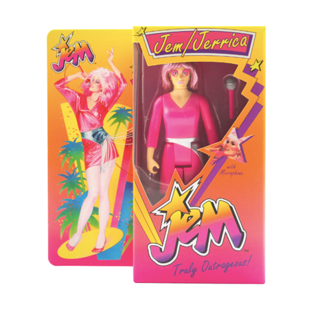 JEM AND THE HOLOGRAMS REACTION FIGURES - SUPER7