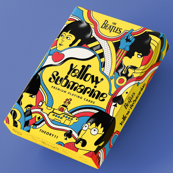 THE BEATLES YELLOW SUBMARINE CARTE A JOUER PLAYING CARDS THEORY 11 4472