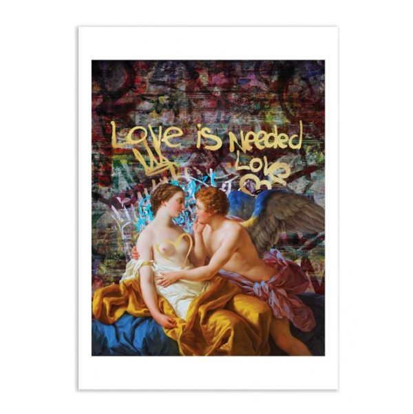 ART-POSTER LOVE IS NEEDEED - Art José Luis Guerrero - WALL EDITIONS