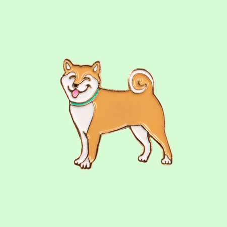 PIN'S CHIEN SHIBA - COUCOU SUZETTE