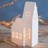 EGLISE CHURCH PHOTOPHORE 13140 LIGHT HOUSE RADER PORCELAINE