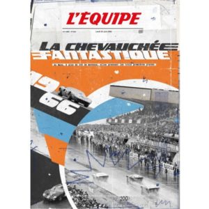 L'ÉQUIPE - AFFICHE DIGIGRAPHIE LE MANS - LA CHEVAUCHÉE FANTASTIQUE - PLAKAT