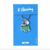 BARKING GREEN DOG PORTE-CLÉS KEITH HARING - PINTRILL KEYCHAIN