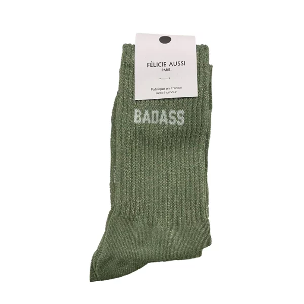 CHAUSSETTES BADASS PAILLETTES Taille : 36/40 - FÉLICIE AUSSI