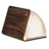 LAMPE MINI LIVRE EN BOIS DE NOYER PLIANTE - GINGKO MINI BOOK LIGHT