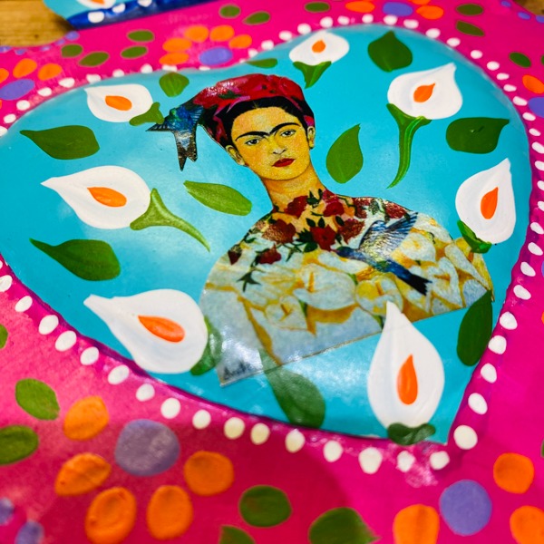 COEUR FLEURI EX-VOTO FRIDA KAHLO - TIENDA ESQUIPULAS