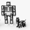 CUBEBOT ROBOT SKELETON SMALL - AREWARE