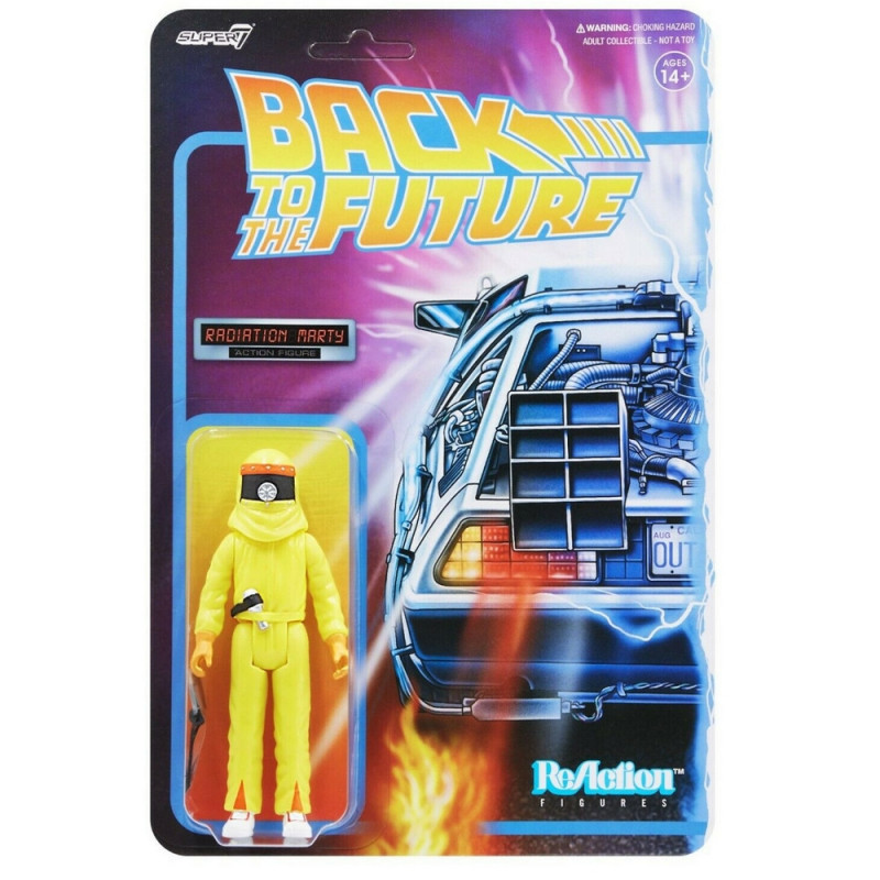 RADIATION MARTY BACK TO THE FUTURE II REACTION FIGURES - SUPER7