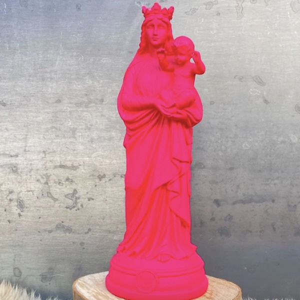 STATUETTE "BONNE MERE" NOTRE DAME DE LA GARDE PINK - J'AI VU LA VIERGE