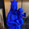 STATUETTE "BONNE MERE" NOTRE DAME DE LA GARDE INDIGO - J'AI VU LA VIERGE