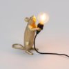 LAMPE SOURIS "MOUSE" DEBOUT GOLD - SELETTI