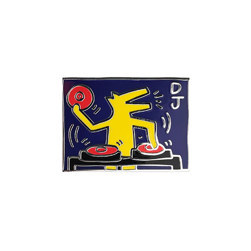 POP SHOP DJ DOG PINS KEITH HARING - PINTRILL PIN