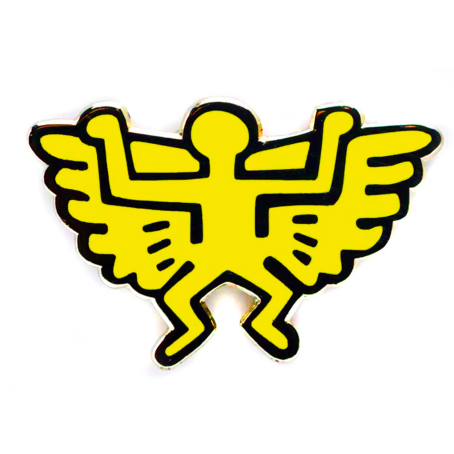 ANGEL YELLOW PINS KEITH HARING - PINTRILL PIN