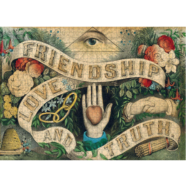 PUZZLE PAPER GOODS FRIENDSHIP LOVE AND TRUTH JOHN DERIAN 4