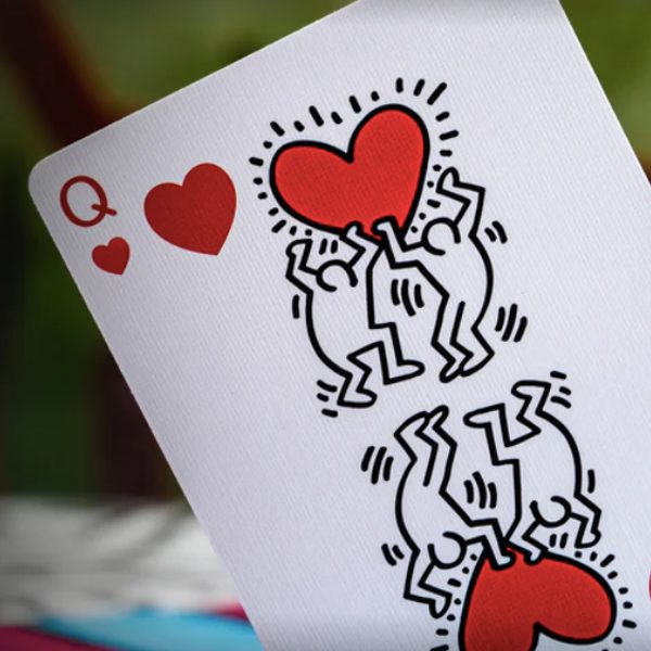 CARTE A JOUER POKER KEITH HARING THEORY11 IMPORT USA 13