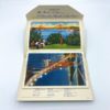 SOUVENIR FOLDER OF BRIDGES SAN FRANCISCO BAY CARNET CARTES POSTALES VINTAGE USA 1571