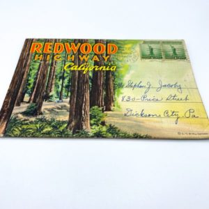 CARNET CARTES POSTALES "SOUVENIR FOLDER OF" REDWOOD HIGHWAY CALIFORNIA" - MADE IN USA