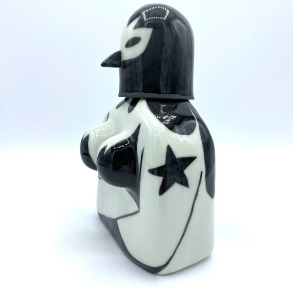 VASE LUCHADOR PIOU PIOU CERAMIQUE DOROTHEE ALAUZET ALDO 1984