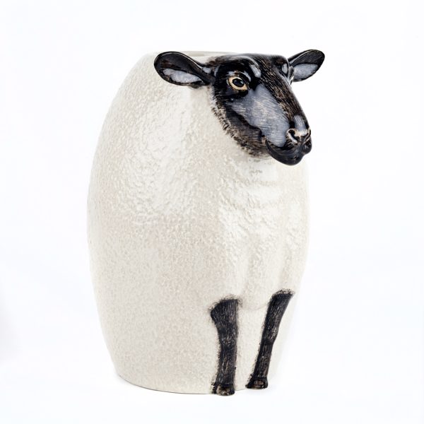 VASE MOUTON NOIR SUFFOLK BLACK SHEEP QUAIL DESIGNS CERAMICS 05