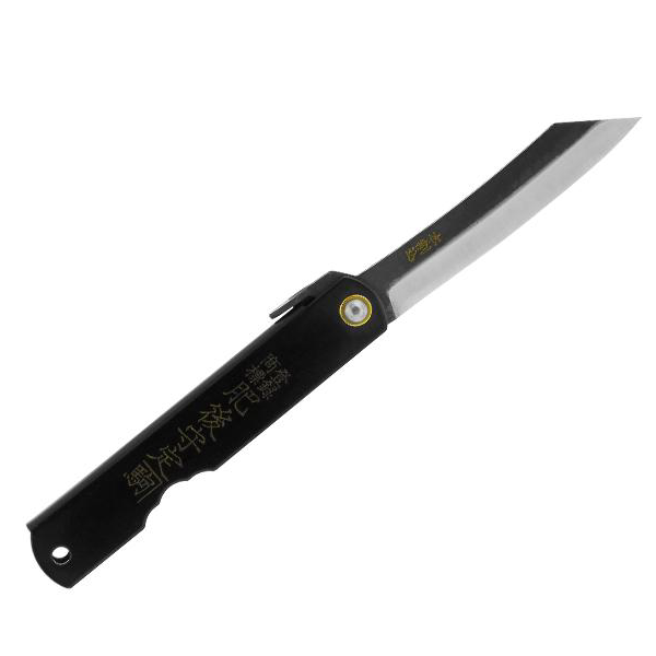 COUTEAU HIGONOKAMI LUXE NOIR 10CM CARBONE