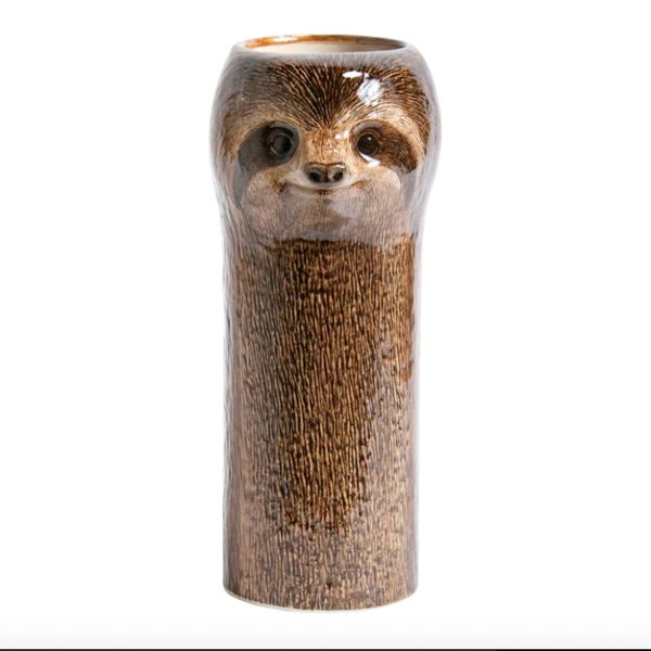 VASE SLOTH PARAISSEUX CERAMIQUE QUAIL 22