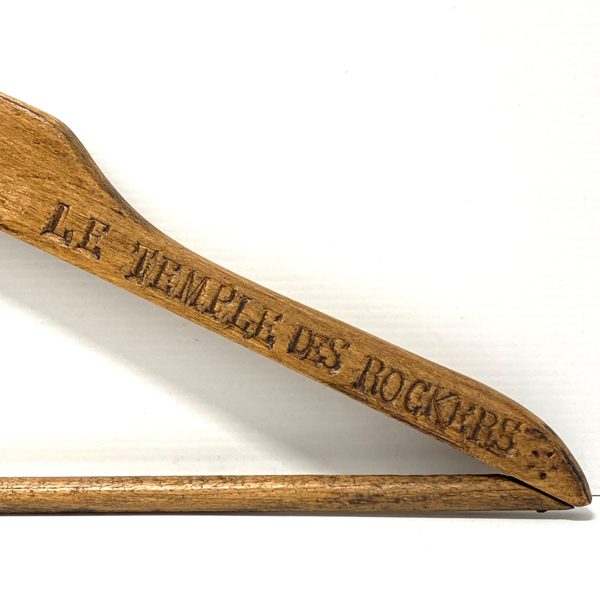 CINTRE BOIS VINTAGE LE GOLF DROUOT TEMPLE DES ROCKERS PARIS APPRENTIS EBENISTE 3994