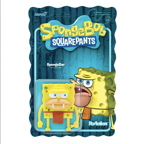 BOB L'ÉPONGE SPONGEGAR REACTION FIGURES - SUPER7