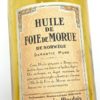 FLACON DAPOTHICAIRE HUILE DE FOIE DE MORUE VINTAGE PHARMACIE HINGLAIS WEINMANN 3457