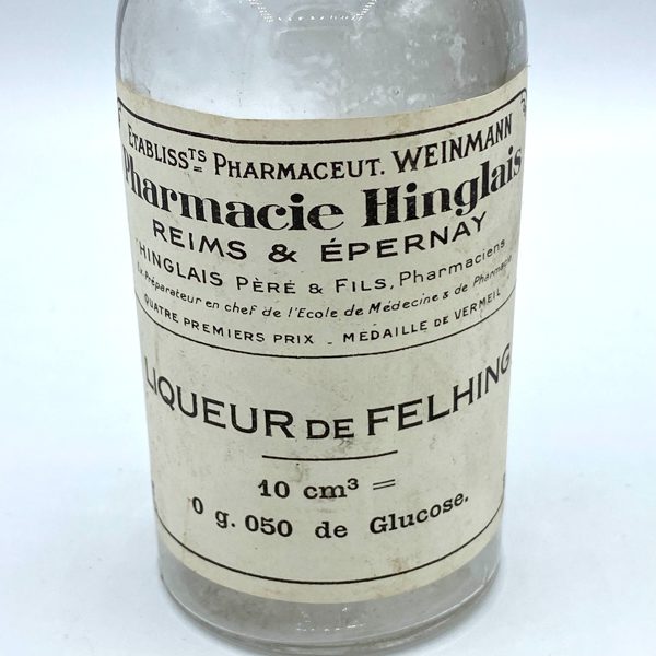 FLACON D'APOTHICAIRE LIQUEUR DE FELHING VINTAGE - V0131