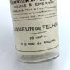 FLACON DAPOTHICAIRE LIQUEUR DE FELHING VINTAGE PHARMACIE HINGLAIS WEINMANN 3481