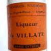 FLACON DAPOTHICAIRE LIQUEUR DE VILLATE VINTAGE PHARMACIE HINGLAIS WEINMANN 3493