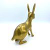 LIEVRE LAPIN LAITON BROCANTE VINTAGE 3648