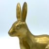 LIEVRE LAPIN LAITON BROCANTE VINTAGE 3652