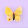 BARRETTE CHEVEUX PAPILLON JAUNE - COUCOU SUZETTE